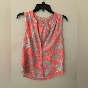 American Eagle Outfitters Pink Paisley Tank Top in Size XS